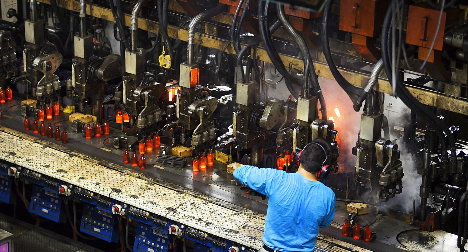 Industrial glass bottle production equipment